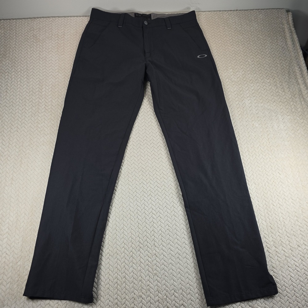 Oakley Mens Take Pro 2.0 Golf Pants Black 34W 34L Stretch Performance 421977